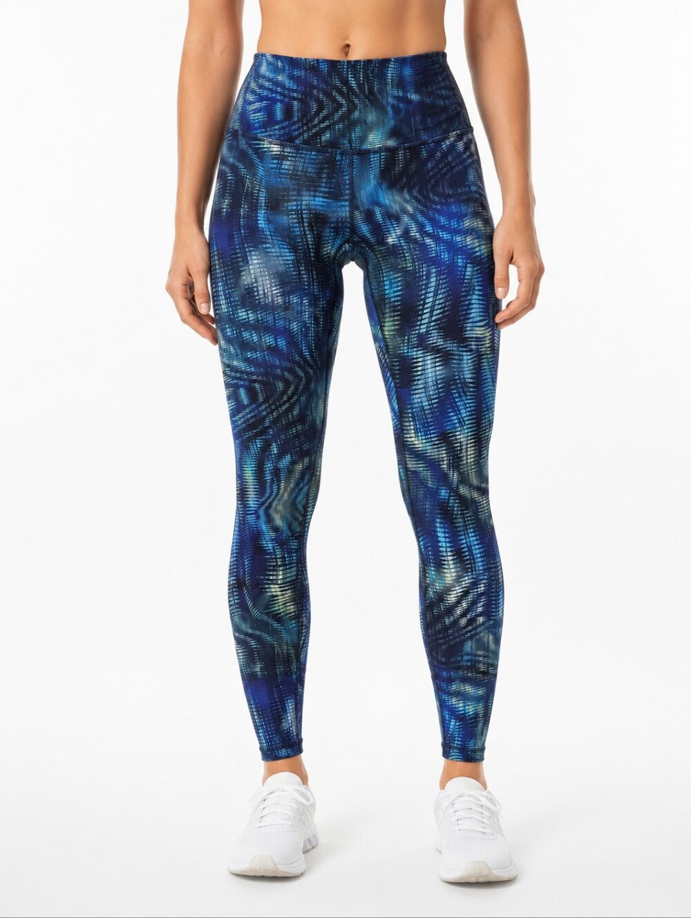 Lululemon Wunder Train High-Rise Tight 25" *Foil Shapeshifter Flux Blue Multi 8